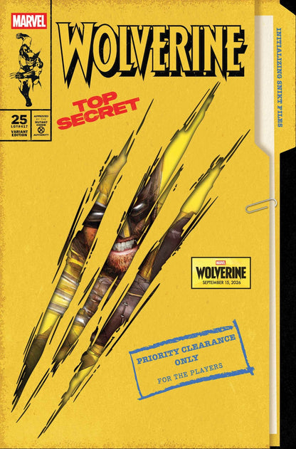 Marvel Legends Premium Roleplay Mask + FREE Wolverine #25 Jock Homage Variant (Post-FOC)