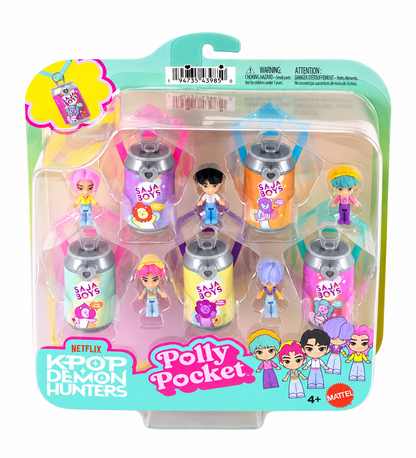 Kpop Demon Hunters – Saja Boys 5-Pack | Polly Pocket by Mattel (Released) #LC0056