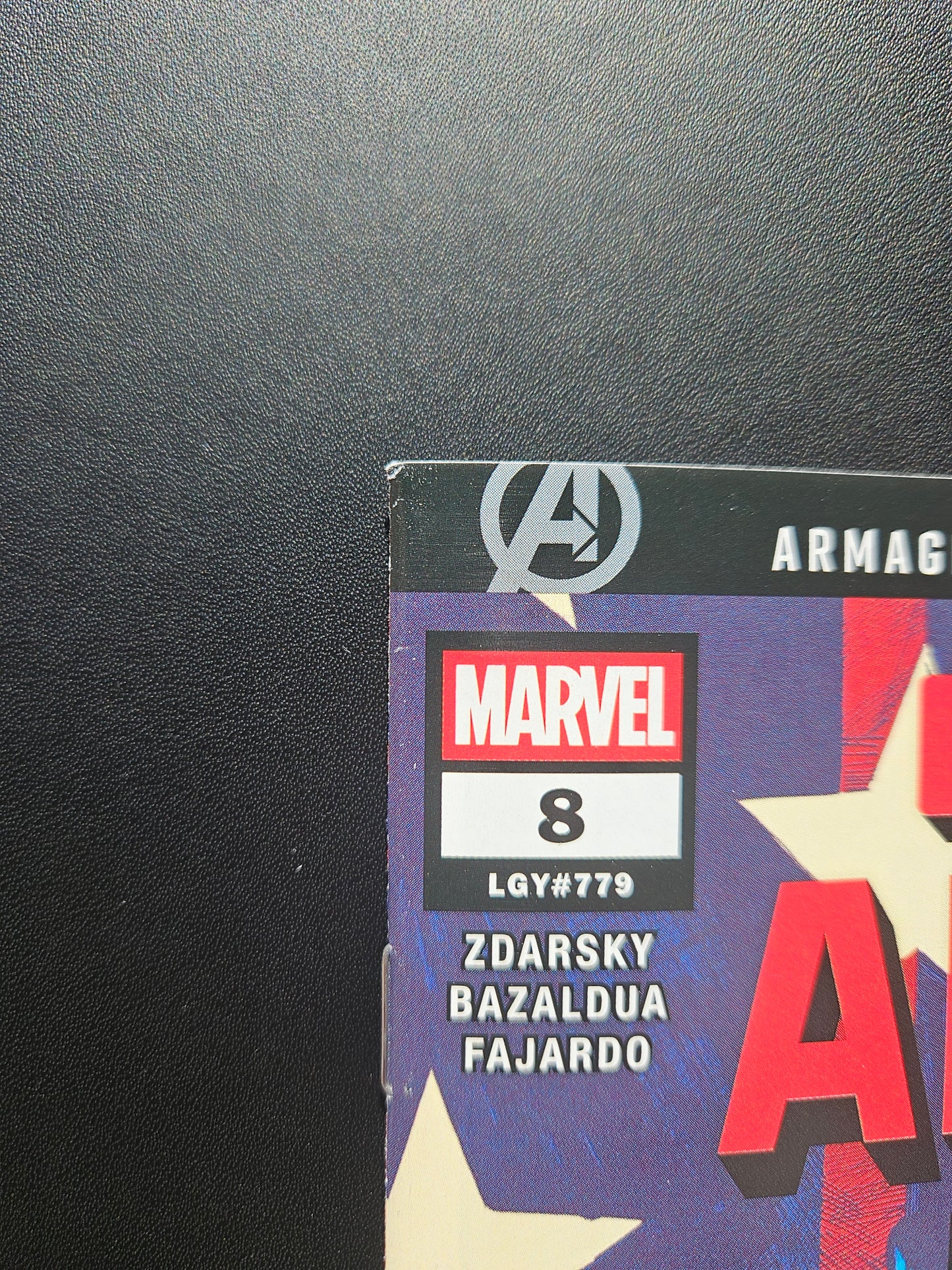 Captain America #8 - Legacy #779 (VF) - Valerio Schiti Main Cover - VF (Back-Issue)