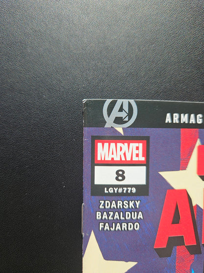 Captain America #8 - Legacy #779 (VF) - Valerio Schiti Main Cover - VF (Back-Issue)