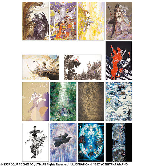 Final Fantasy |  30th Anniversary | 15 Postcard Set (Released)