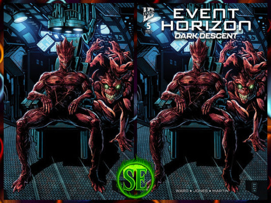 🔞 Event Horizon: Dark Descent #5 (of 5) - Darick Robertson Trade + 1:15 Virgin Twin Pack (Back-Issues)