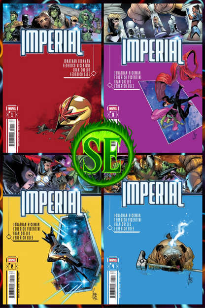 Imperial #1-4 (2025) - Main Cover Full Set - 1st Printings - Marco Checchetto (Released)