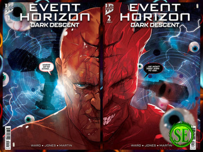 🔞 Event Horizon: Dark Descent #1, #2 - Christian Ward Connecting Twin Pack (Back-Issues)