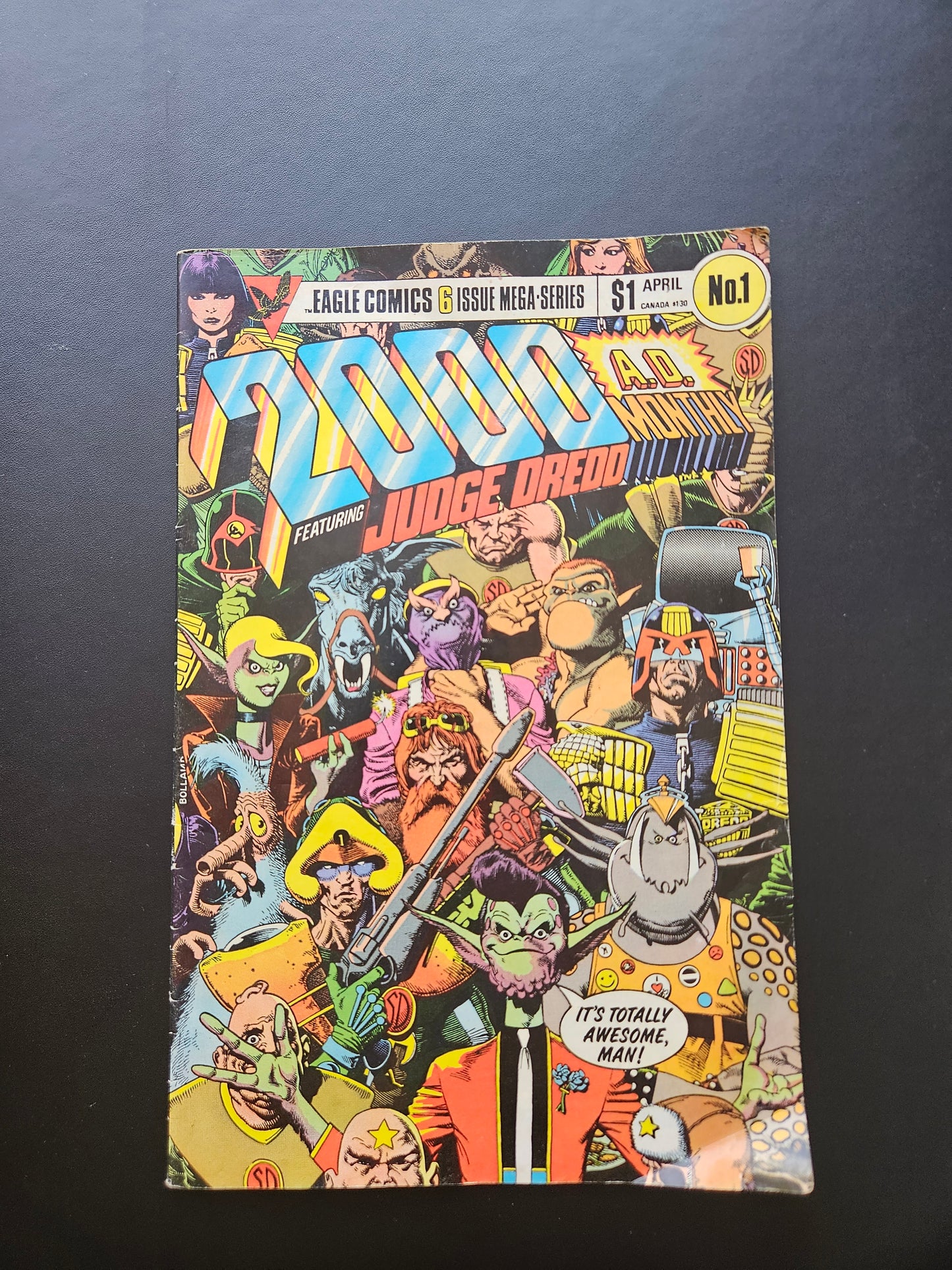 2000 AD Monthly #1 - Vol 1 - Brian Bolland Main Cover - FN (Back-Issue)