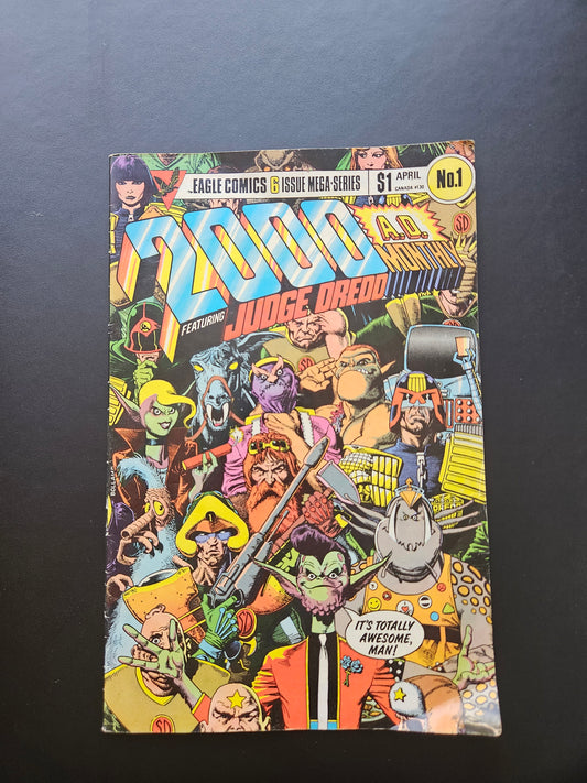 2000 AD Monthly #1 - Vol 1 - Brian Bolland Main Cover - FN (Back-Issue)
