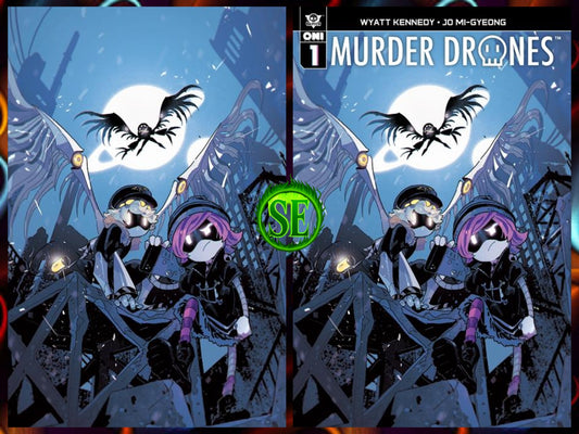 Murder Drones #1 - Jo Mi-Gyeong 1:10 Virgin + Trade Twin Pack (Read Desc.) 001